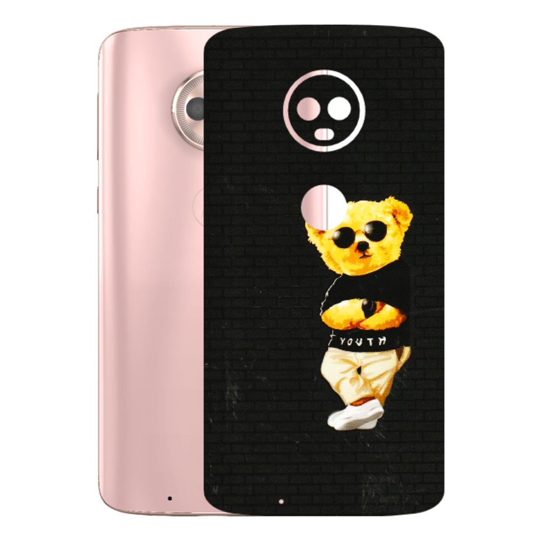 Motorola Phone Skins (All Models) - Classy Teddy Bear - 3D Embossed Finish (L-116) Motorola Moto G6