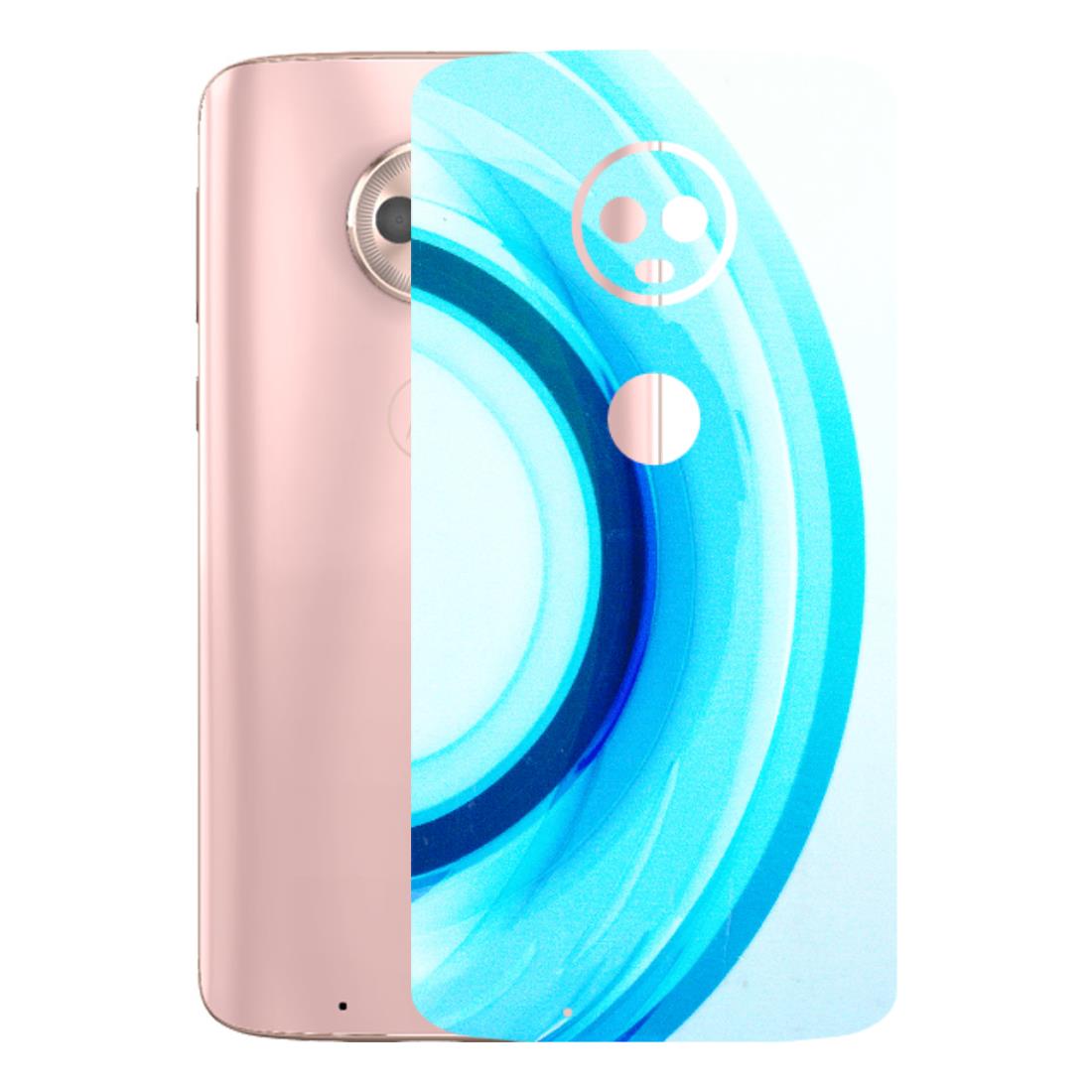 Motorola Phone Skins (All Models) - The Blue Curve - 3D Embossed Finish (L-244) Motorola Moto G6