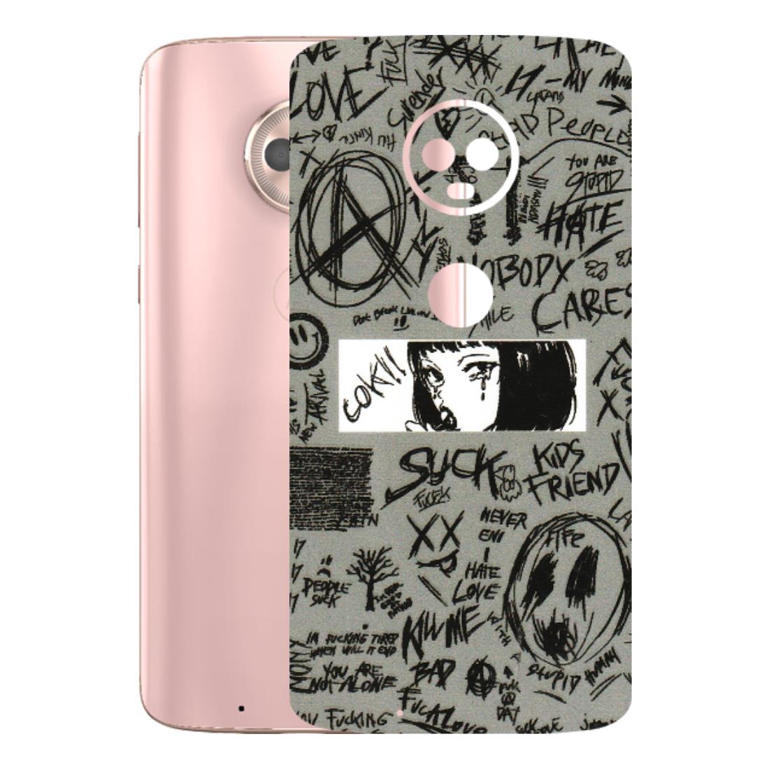 Motorola Phone Skins (All Models) - Never Have Love Anime - 3D Embossed Finish (L-260) Motorola Moto G6