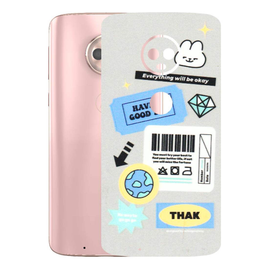 Motorola Phone Skins (All Models) - Will Be Okay Design - 3D Embossed Finish (L-316) Motorola Moto G6
