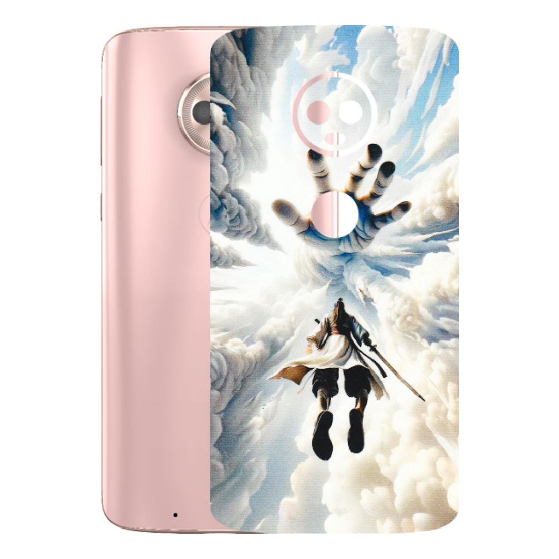 Motorola Phone Skins (All Models) - Big Hand With Monkey King - 3D Embossed Finish (L-323) Motorola Moto G6