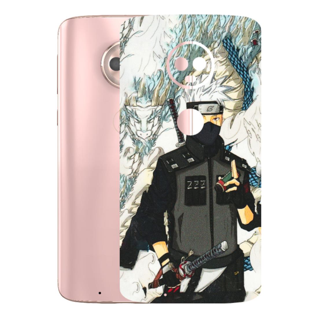 Motorola Phone Skins (All Models) - Kakashi Hatake Naruto Anime - 3D Embossed Finish (L-46) Motorola Moto G6