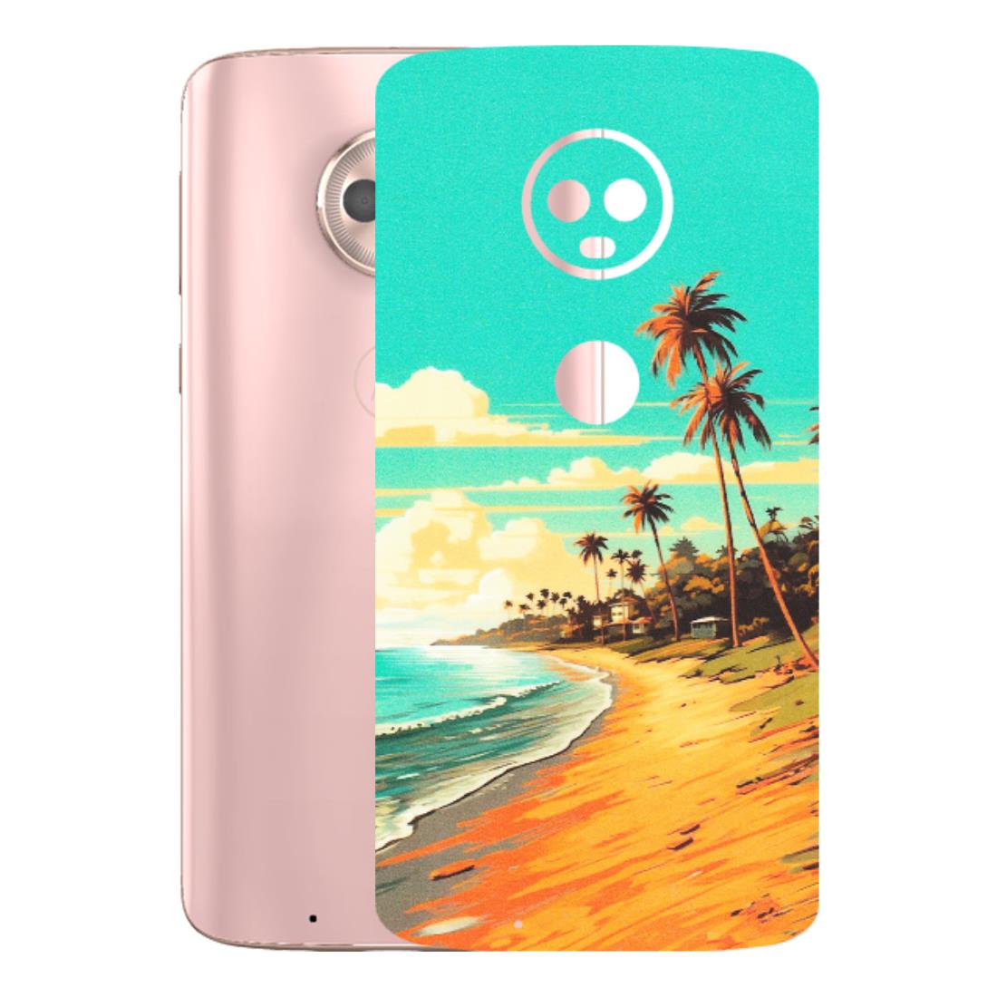 Motorola Phone Skins (All Models) - Miami Beach - Matte Finish (M-136) Motorola Moto G6