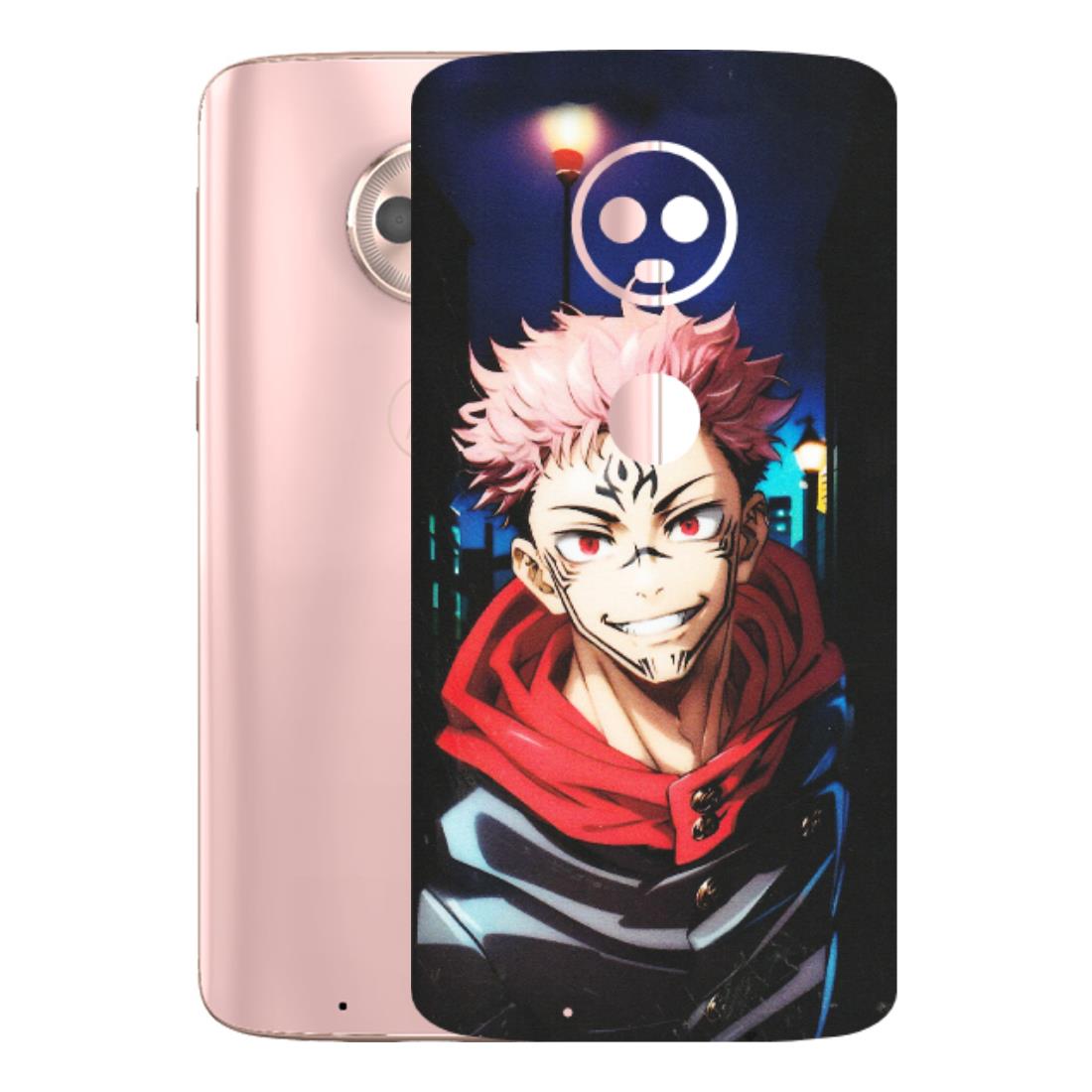Motorola Phone Skins (All Models) - Yuji Itadori Funny Face Anime - Matte Finish (M-152) Motorola Moto G6