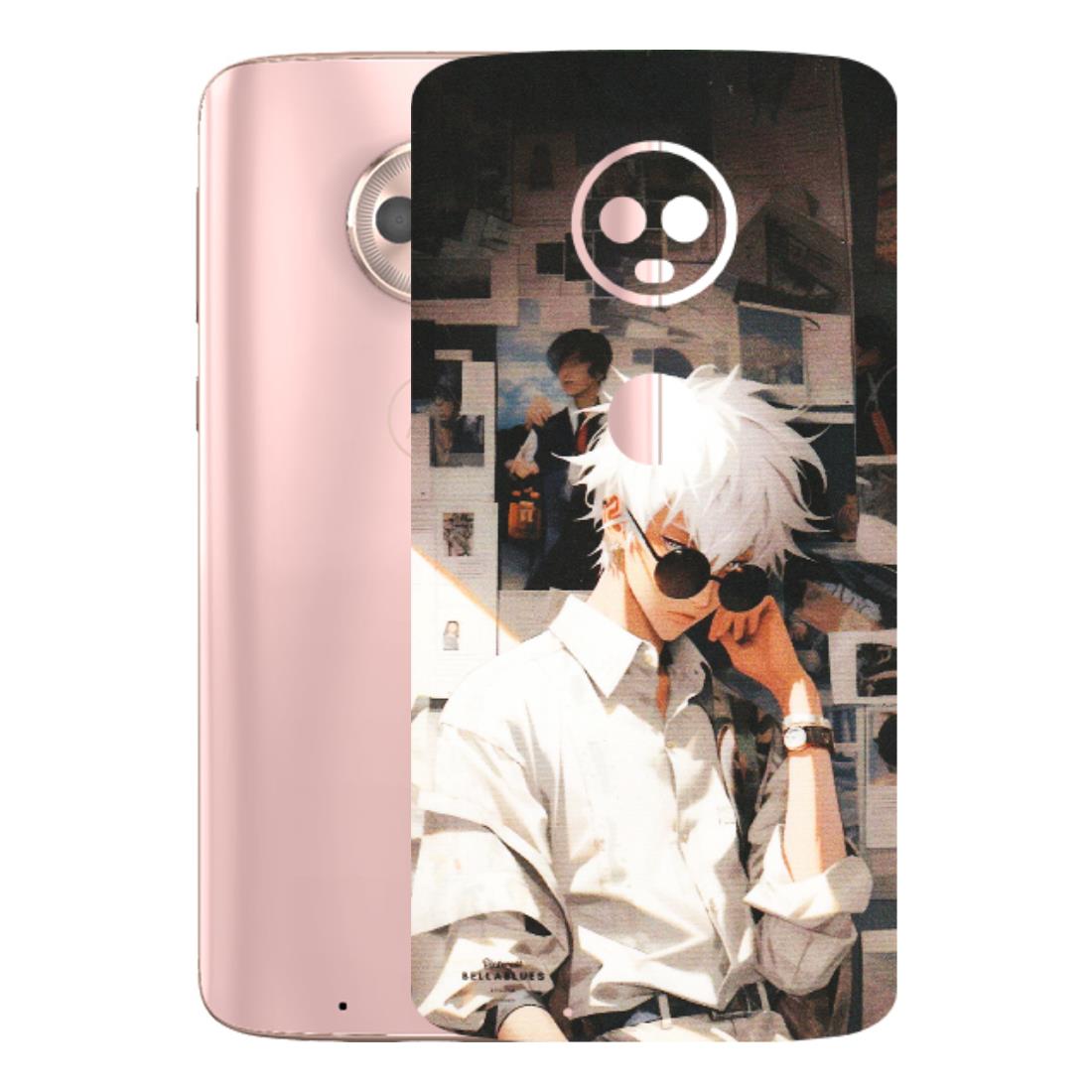 Motorola Phone Skins (All Models) - Gojo Satoru Jujustu Kaisen Anime - Matte Finish (M-156) Motorola Moto G6