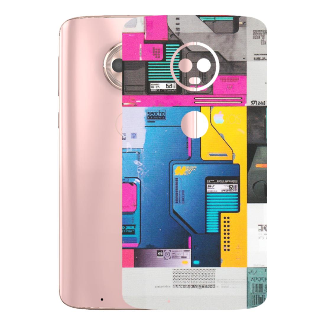 Motorola Phone Skins (All Models) - Colourfull Motherboard Internals - Matte Finish (M-55) Motorola Moto G6