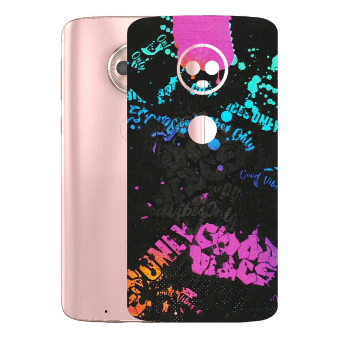 Motorola Phone Skins (All Models) - Majestic Black Vibes - Matte Finish (M-62) Motorola Moto G6