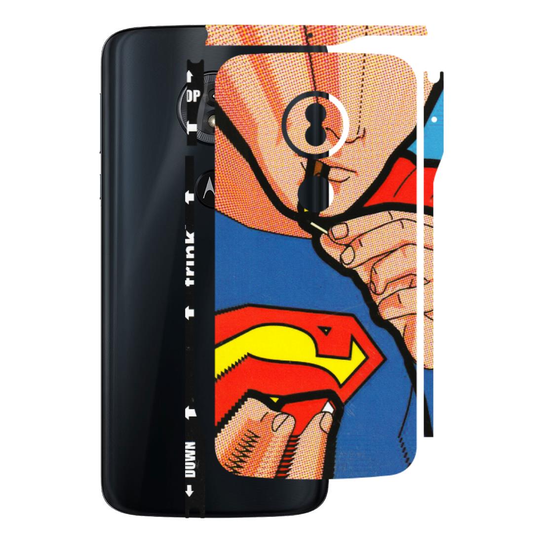 Motorola Phone Skins (All Models) - Superman Sutta - 3D Embossed Finish (L-130) Motorola Moto G6 Play