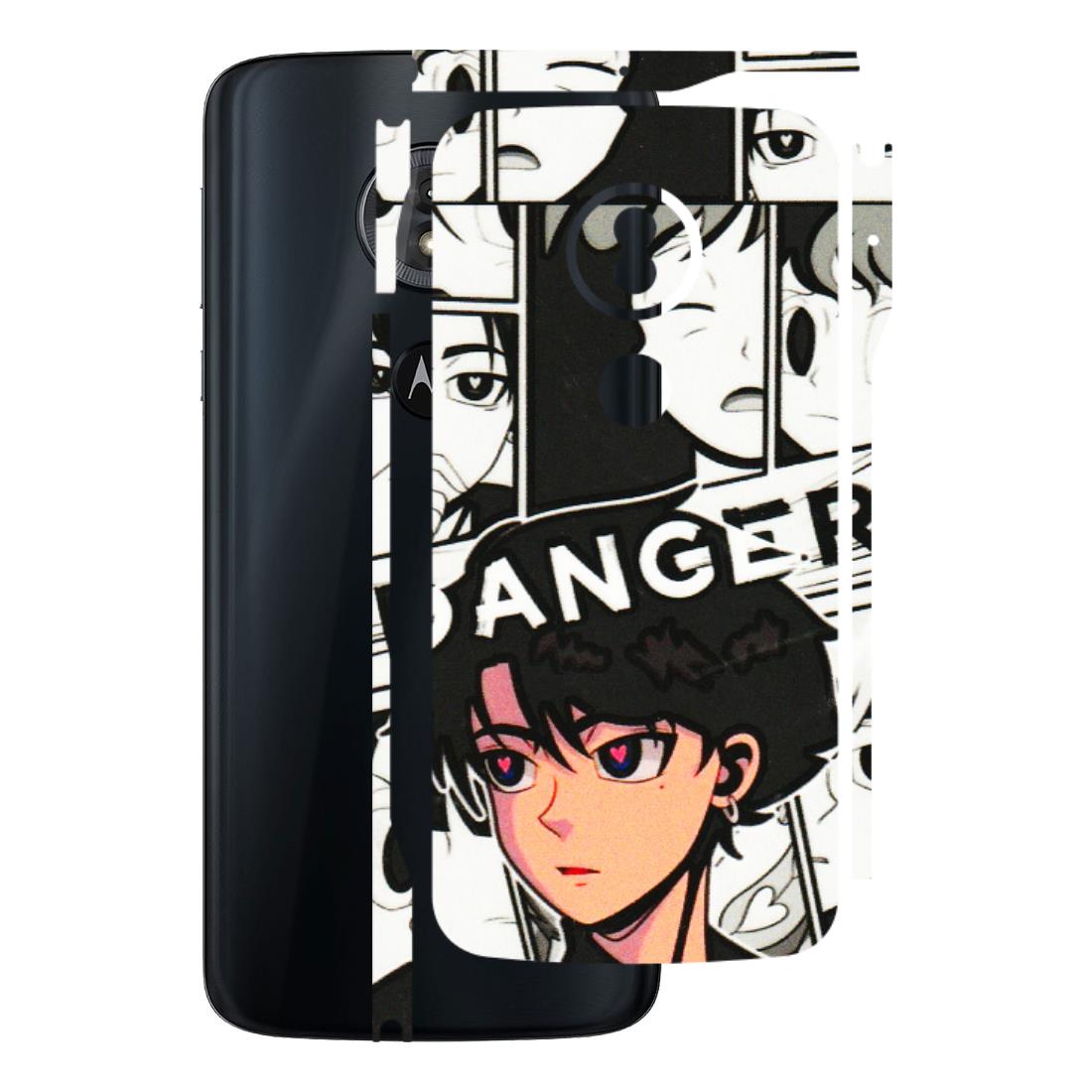 Motorola Phone Skins (All Models) - Danger Anime - 3D Embossed Finish (L-155) Motorola Moto G6 Play