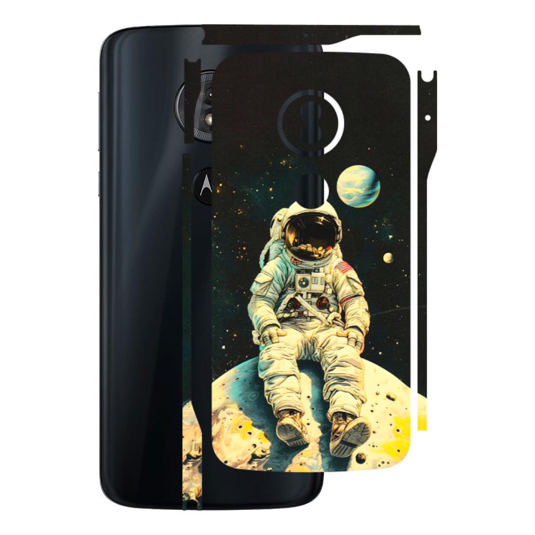Motorola Phone Skins (All Models) - Astronaut in Space - 3D Embossed Finish (L-16) Motorola Moto G6 Play