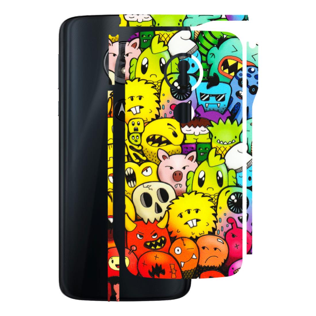 Motorola Phone Skins (All Models) - Angry Funkies - 3D Embossed Finish (L-169) Motorola Moto G6 Play