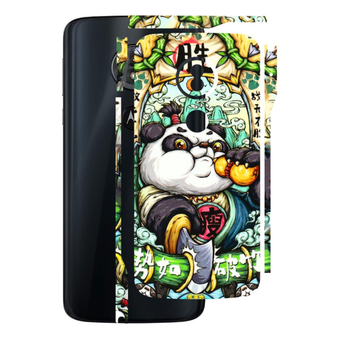 Motorola Phone Skins (All Models) - Royal Rich Panda - 3D Embossed Finish (L-170) Motorola Moto G6 Play