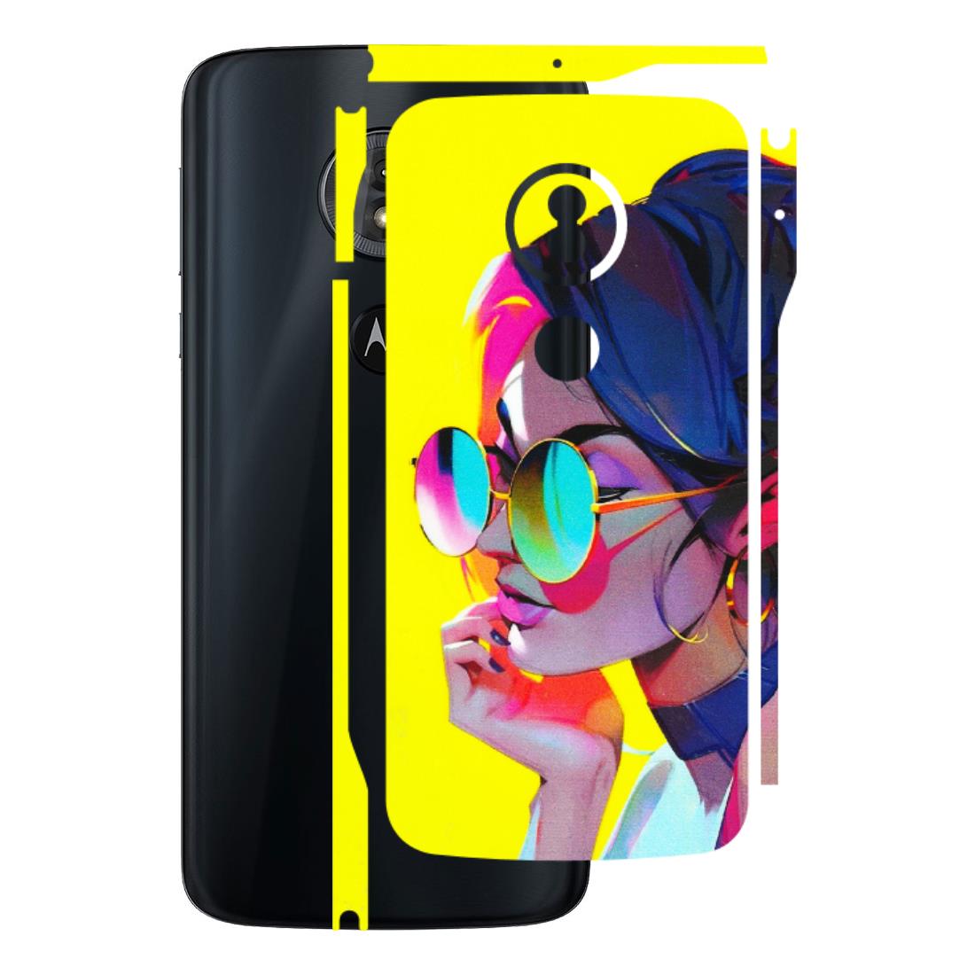 Motorola Phone Skins (All Models) - Bold Stylish Girl - 3D Embossed Finish (L-222) Motorola Moto G6 Play