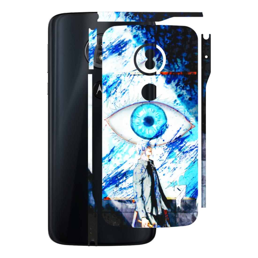 Motorola Phone Skins (All Models) - Gojo Satoru evil eye - 3D Embossed Finish (L-239) Motorola Moto G6 Play