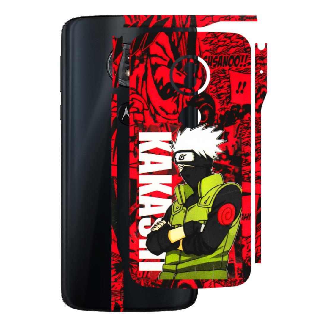 Motorola Phone Skins (All Models) - Kakashi Red Anime - 3D Embossed Finish (L-251) Motorola Moto G6 Play