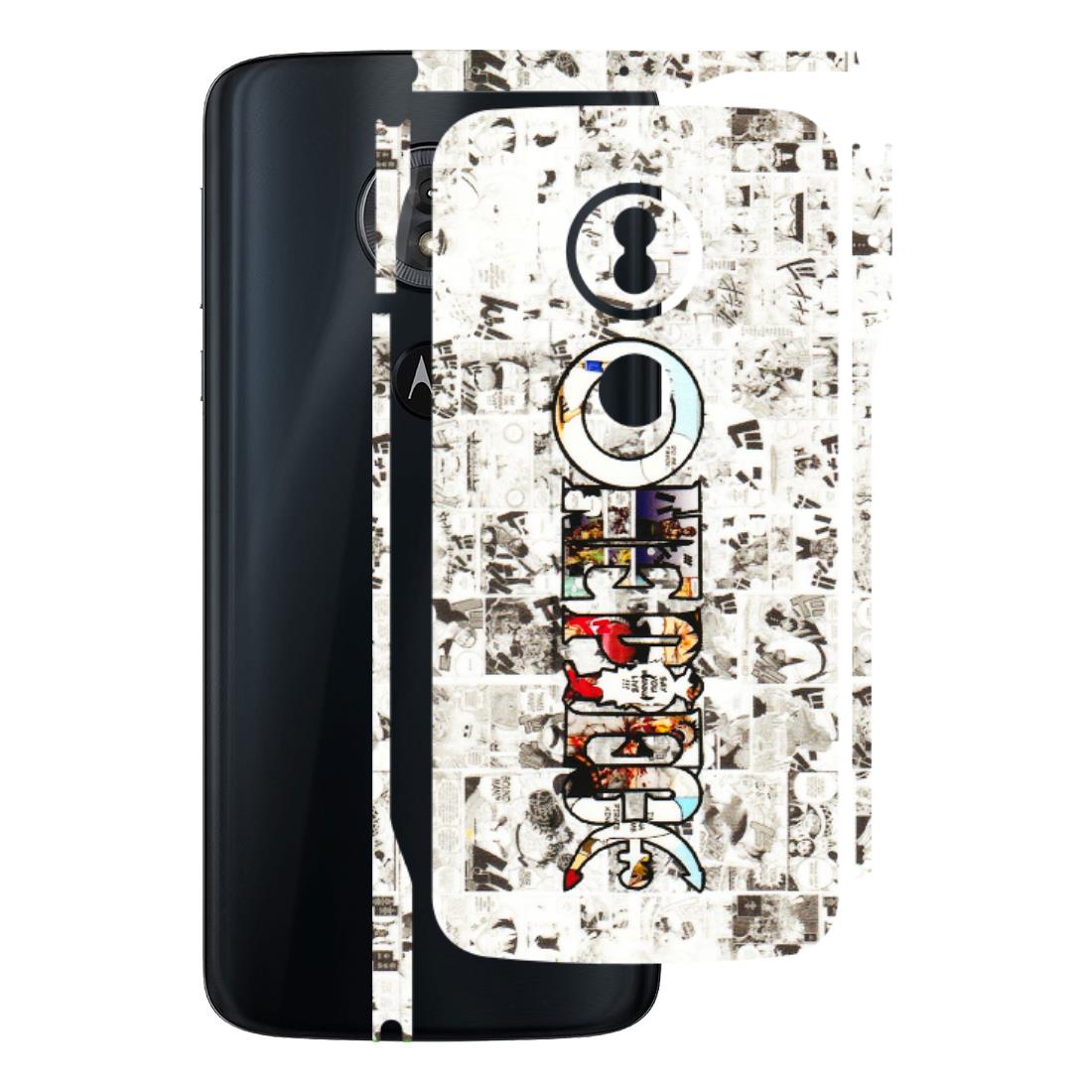 Motorola Phone Skins (All Models) - One Piece Manga - 3D Embossed Finish (L-26) Motorola Moto G6 Play