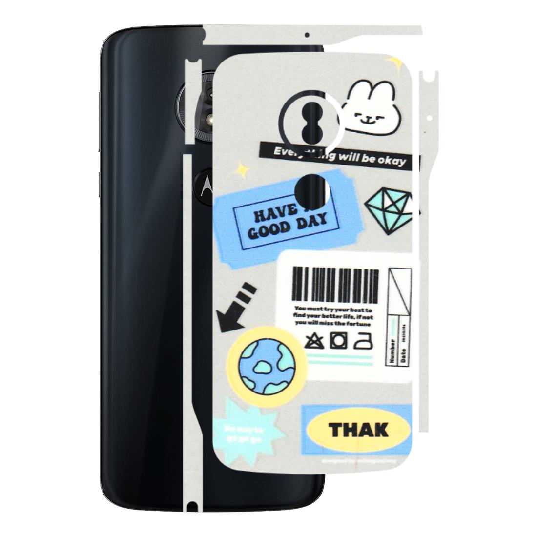 Motorola Phone Skins (All Models) - Will Be Okay Design - 3D Embossed Finish (L-316) Motorola Moto G6 Play