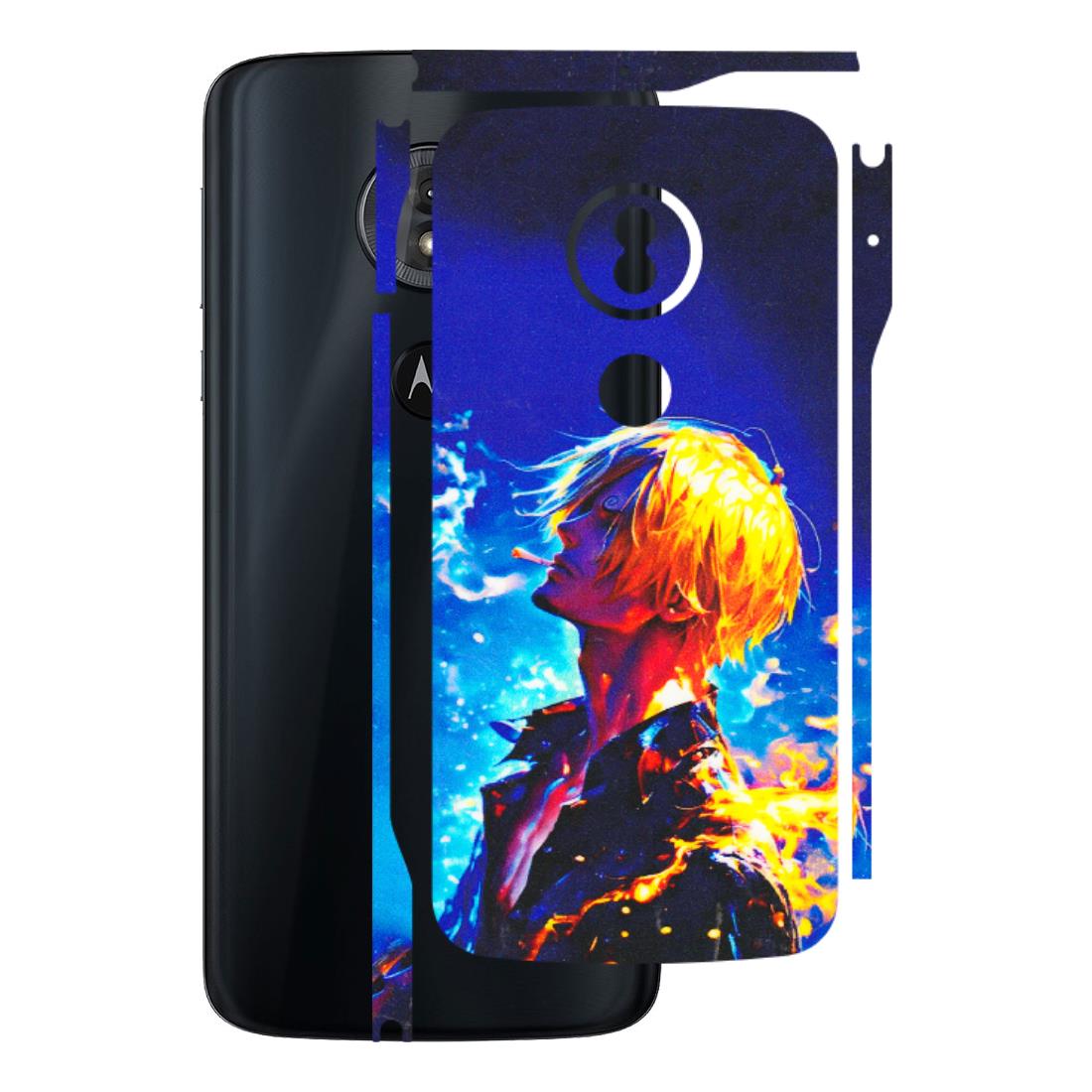 Motorola Phone Skins (All Models) - Sanji Vinsmoke One Piece - 3D Embossed Finish (L-319) Motorola Moto G6 Play