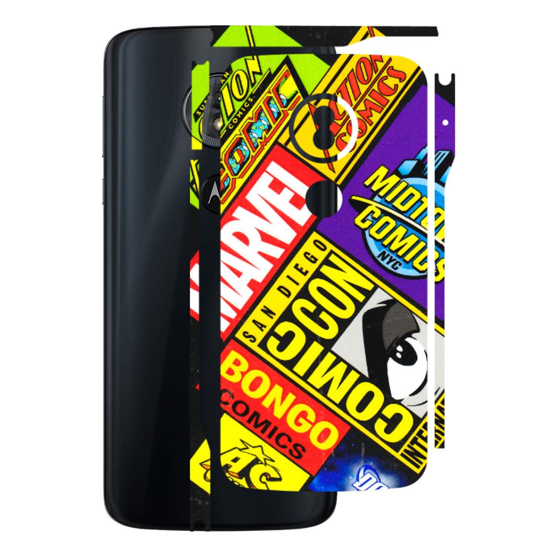 Motorola Phone Skins (All Models) - Bongo Comic Con - 3D Embossed Finish (L-325) Motorola Moto G6 Play