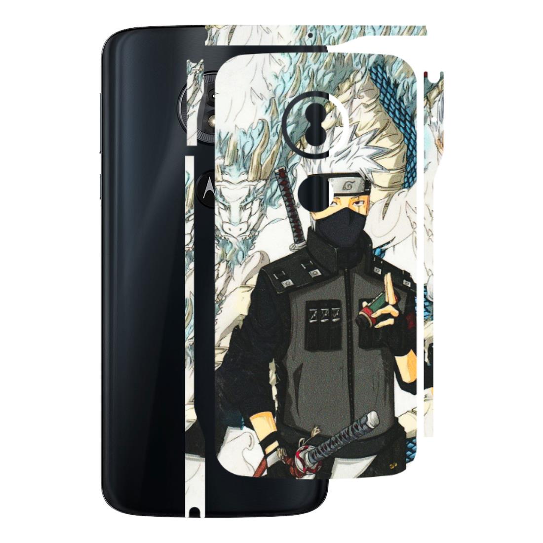 Motorola Phone Skins (All Models) - Kakashi Hatake Naruto Anime - 3D Embossed Finish (L-46) Motorola Moto G6 Play