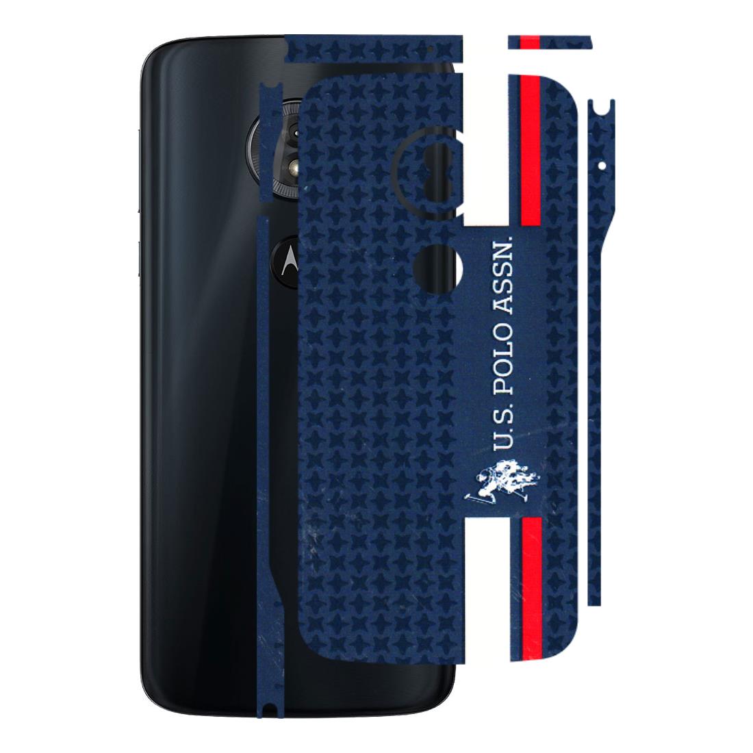 Motorola Phone Skins (All Models) - US POLO Designer Brand - 3D Embossed Finish (L-65) Motorola Moto G6 Play