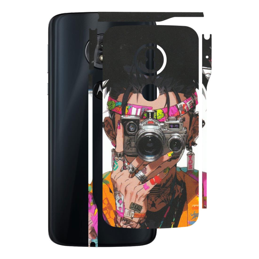 Motorola Phone Skins (All Models) - Camera Lover Girl - Matte Finish (M-09) Motorola Moto G6 Play