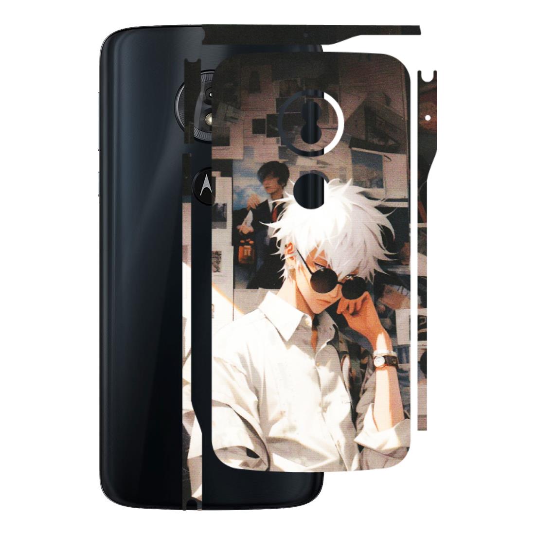 Motorola Phone Skins (All Models) - Gojo Satoru Jujustu Kaisen Anime - Matte Finish (M-156) Motorola Moto G6 Play