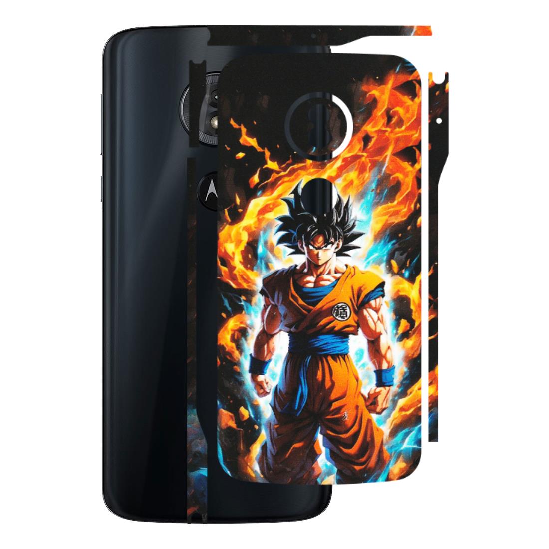 Motorola Phone Skins (All Models) - Goku Transformation Anime - Matte Finish (M-159) Motorola Moto G6 Play