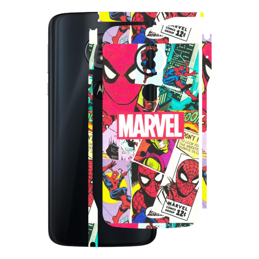 Motorola Phone Skins (All Models) - Marvel Comic Spiderman Grafitti - Matte Finish (M-72) Motorola Moto G6 Play