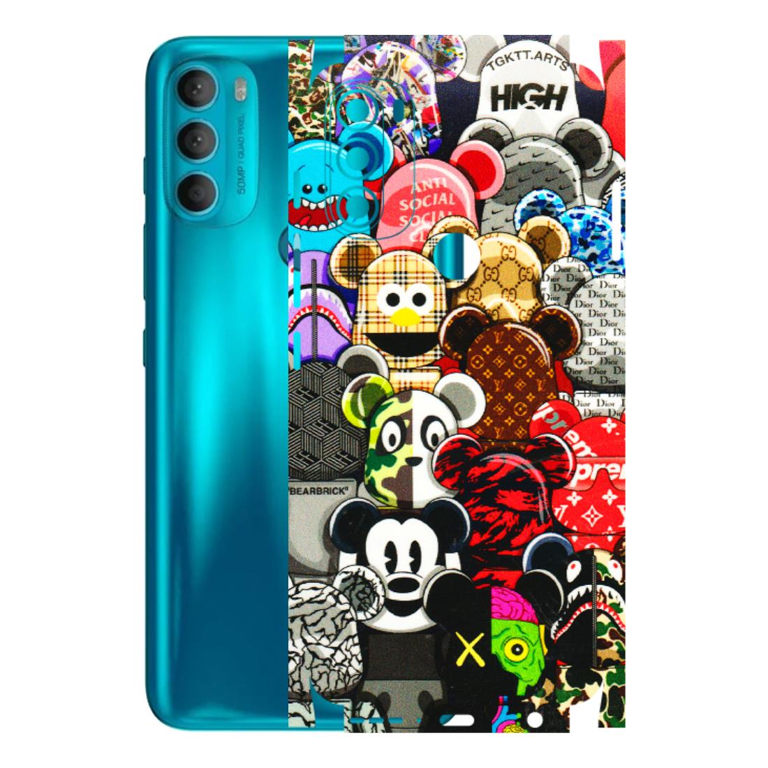 Motorola Phone Skins (All Models) - More Mickey Mouses - 3D Embossed Finish (L-118) Motorola Moto G71 (5G)