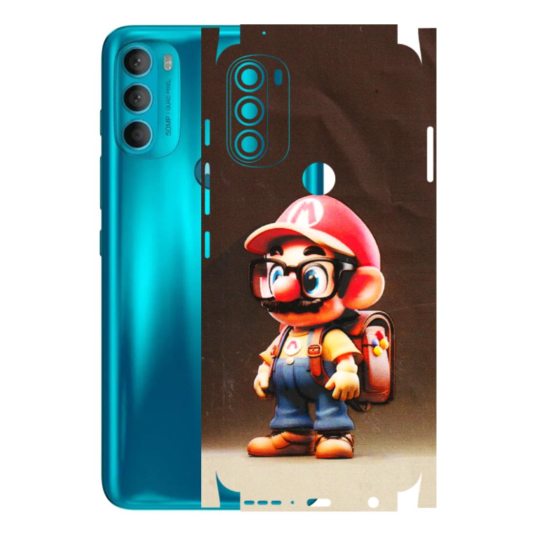 Motorola Phone Skins (All Models) - Little Mario - 3D Embossed Finish (L-119) Motorola Moto G71 (5G)