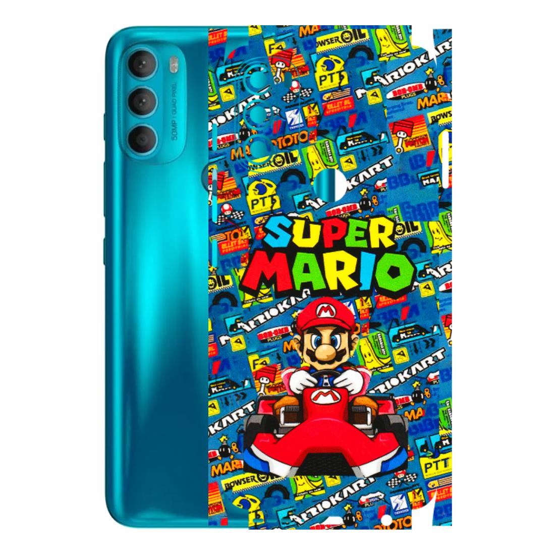 Motorola Phone Skins (All Models) - Super Mario Kart - 3D Embossed Finish (L-140) Motorola Moto G71 (5G)