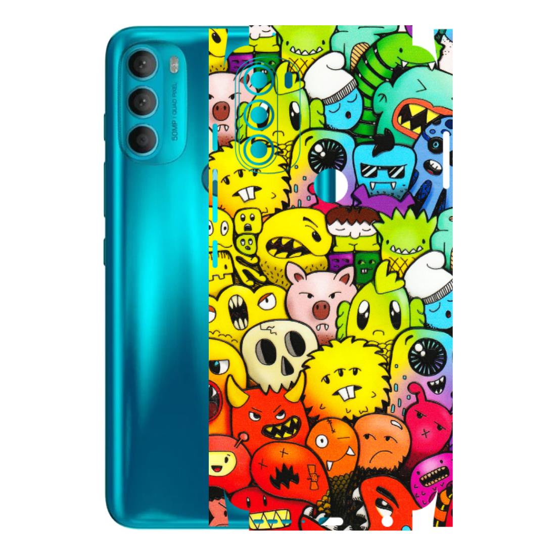 Motorola Phone Skins (All Models) - Angry Funkies - 3D Embossed Finish (L-169) Motorola Moto G71 (5G)