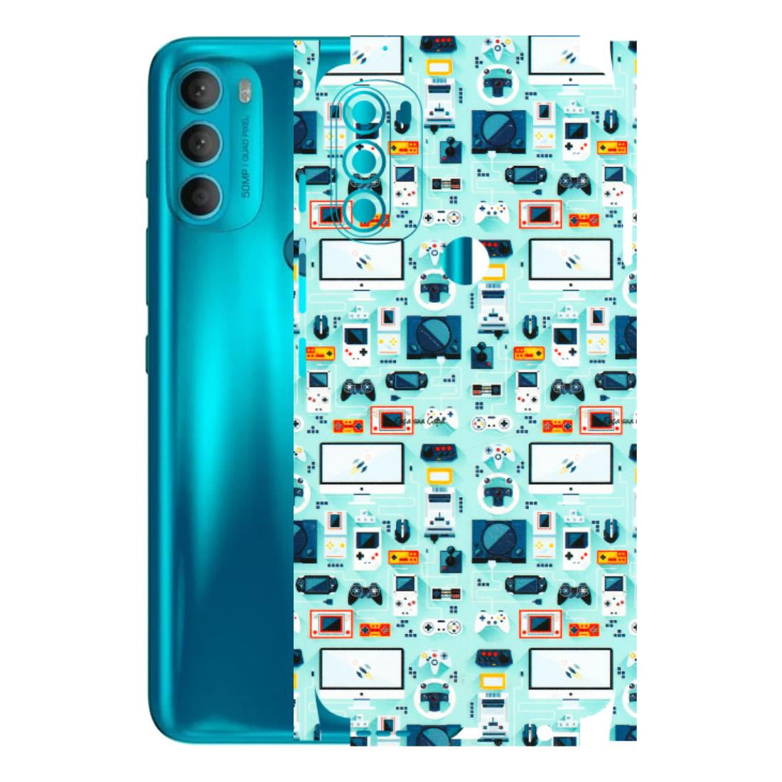 Motorola Phone Skins (All Models) - Gadgets Doodle - 3D Embossed Finish (L-184) Motorola Moto G71 (5G)