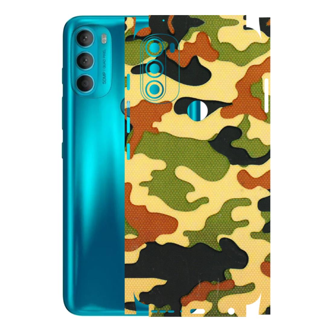 Motorola Phone Skins (All Models) - Indian Military - 3D Embossed Finish (L-234) Motorola Moto G71 (5G)