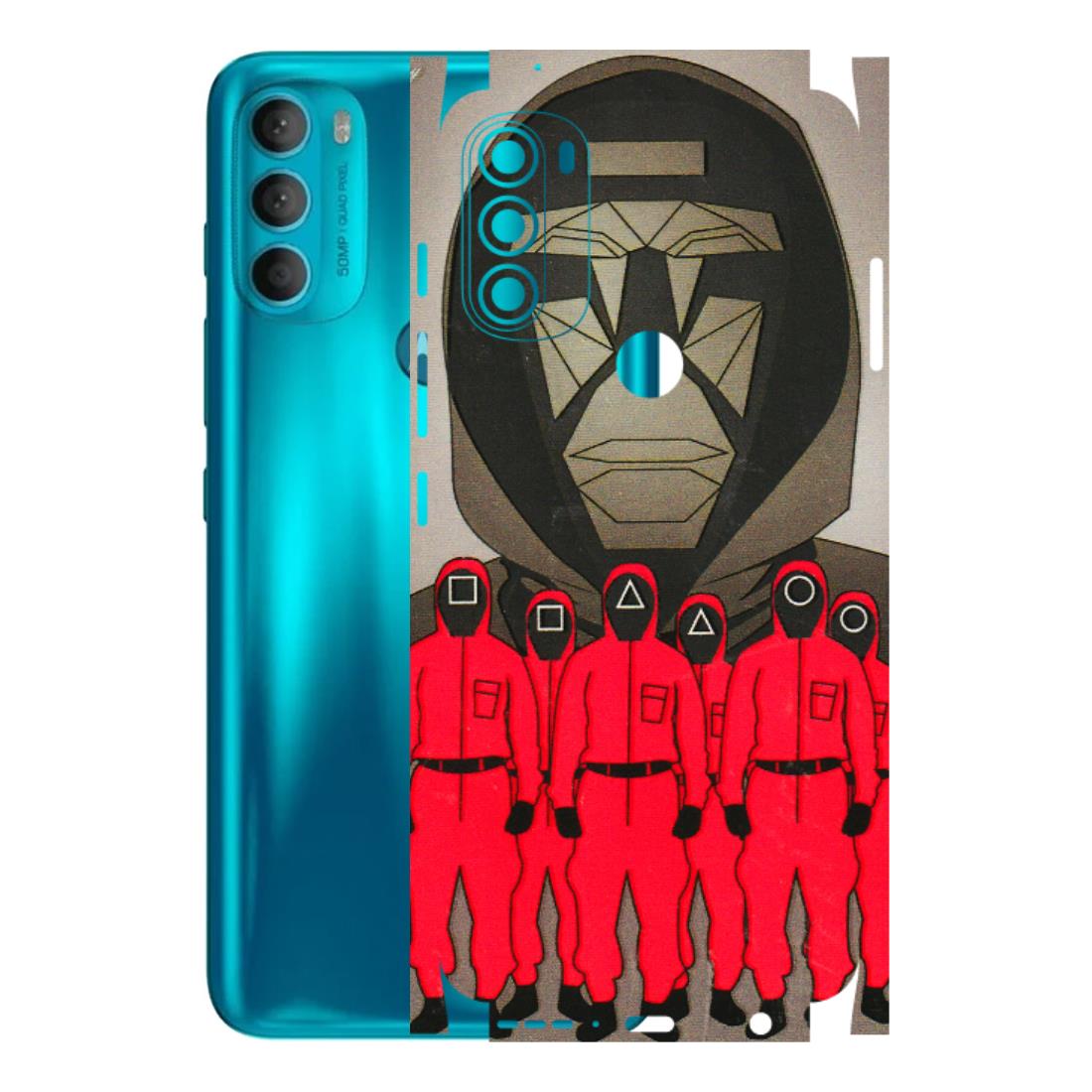 Motorola Phone Skins (All Models) - Squid Game Hero - 3D Embossed Finish (L-245) Motorola Moto G71 (5G)
