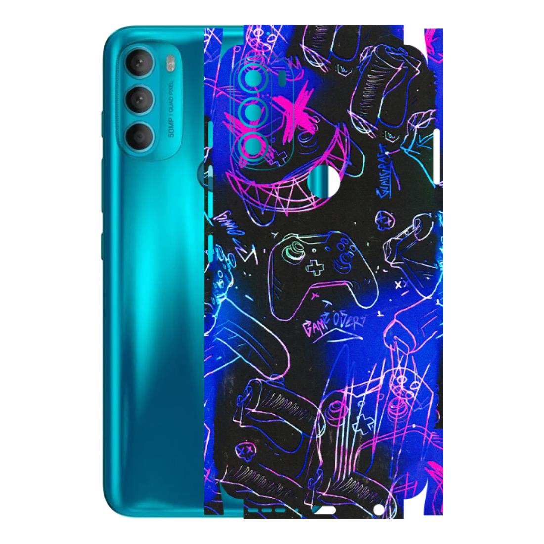Motorola Phone Skins (All Models) - Gamers Paradise - 3D Embossed Finish (L-258) Motorola Moto G71 (5G)