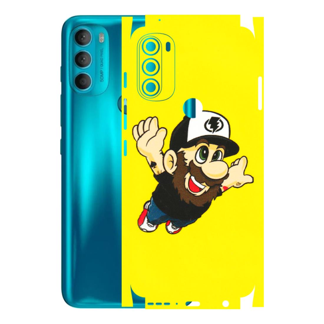 Motorola Phone Skins (All Models) - Flying Beardo - 3D Embossed Finish (L-60) Motorola Moto G71 (5G)