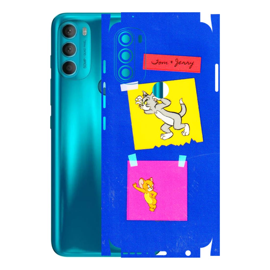 Motorola Phone Skins (All Models) - Tom N Jerry Sticky Notes - 3D Embossed Finish (L-88) Motorola Moto G71 (5G)