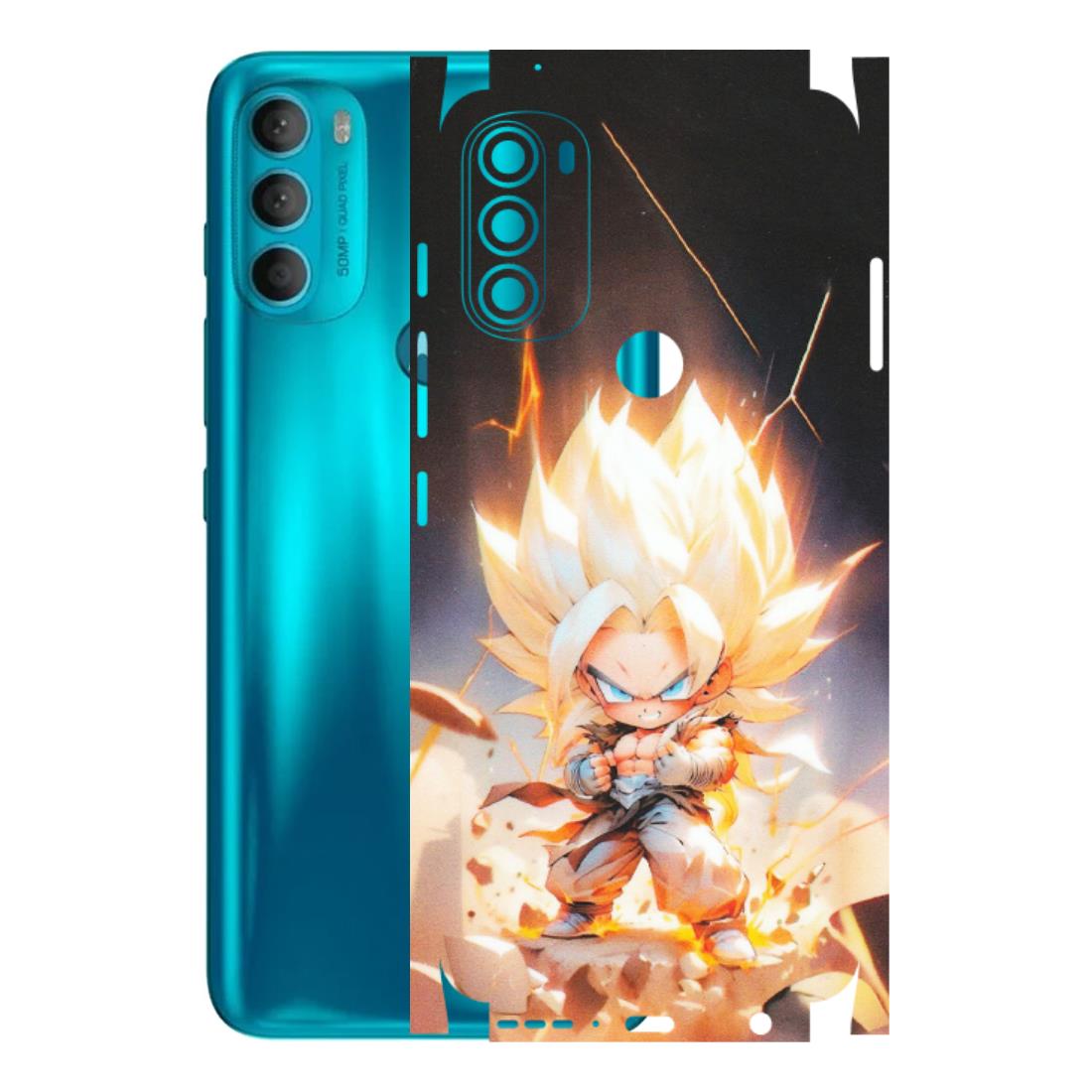 Motorola Phone Skins (All Models) - Goku Dragon Cute Anime - Matte Finish (M-131) Motorola Moto G71 (5G)
