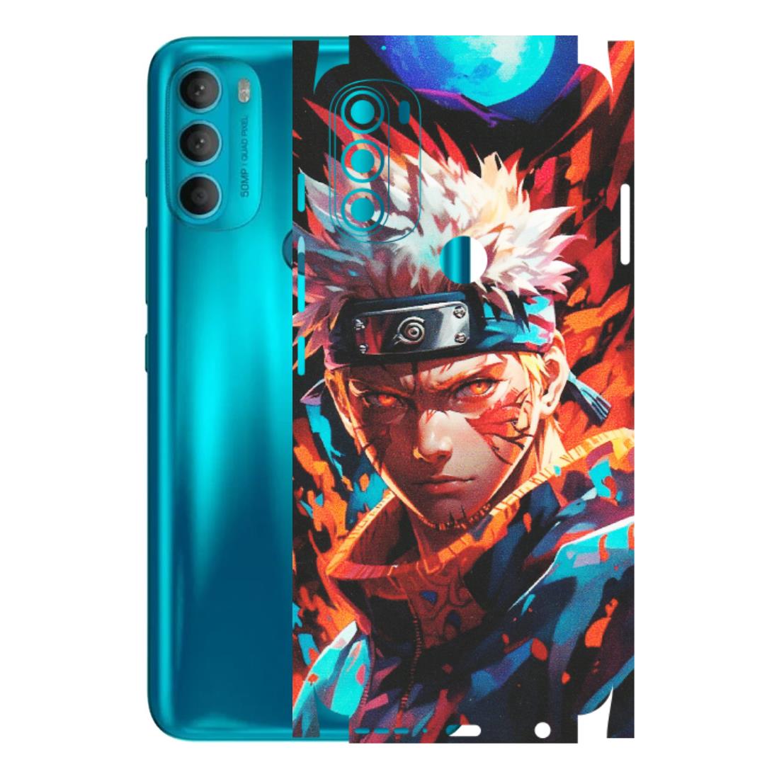 Motorola Phone Skins (All Models) - Anime Ferocious Character - Matte Finish (M-44) Motorola Moto G71 (5G)