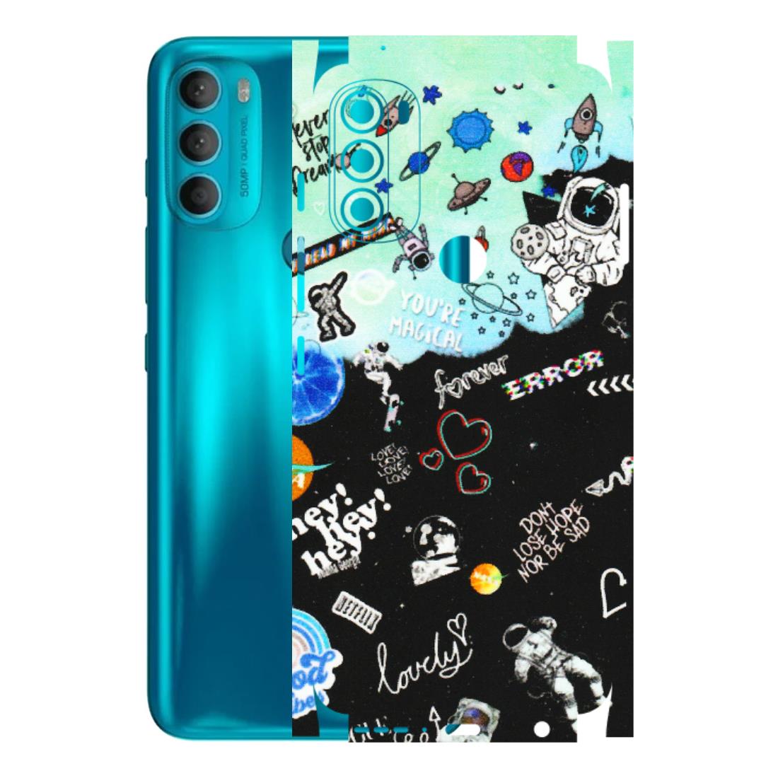 Motorola Phone Skins (All Models) - Living In A Space Dream - Matte Finish (M-46) Motorola Moto G71 (5G)