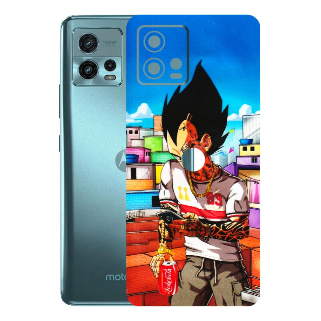 Motorola Phone Skins (All Models) - Vegeta - 3D Embossed Finish (L-136) Motorola Moto G72 (5G)