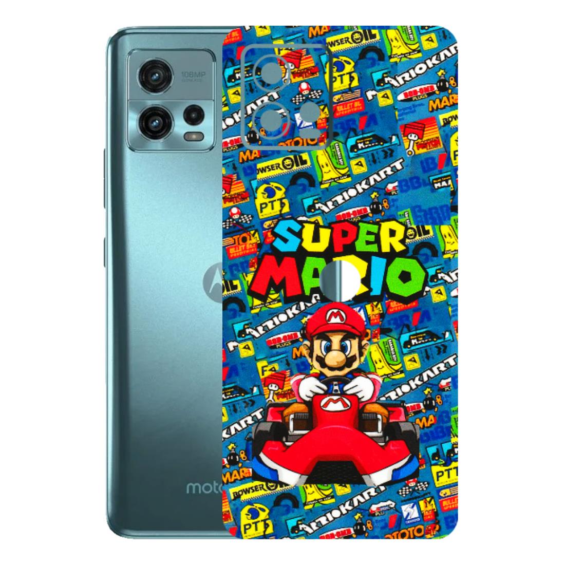 Motorola Phone Skins (All Models) - Super Mario Kart - 3D Embossed Finish (L-140) Motorola Moto G72 (5G)