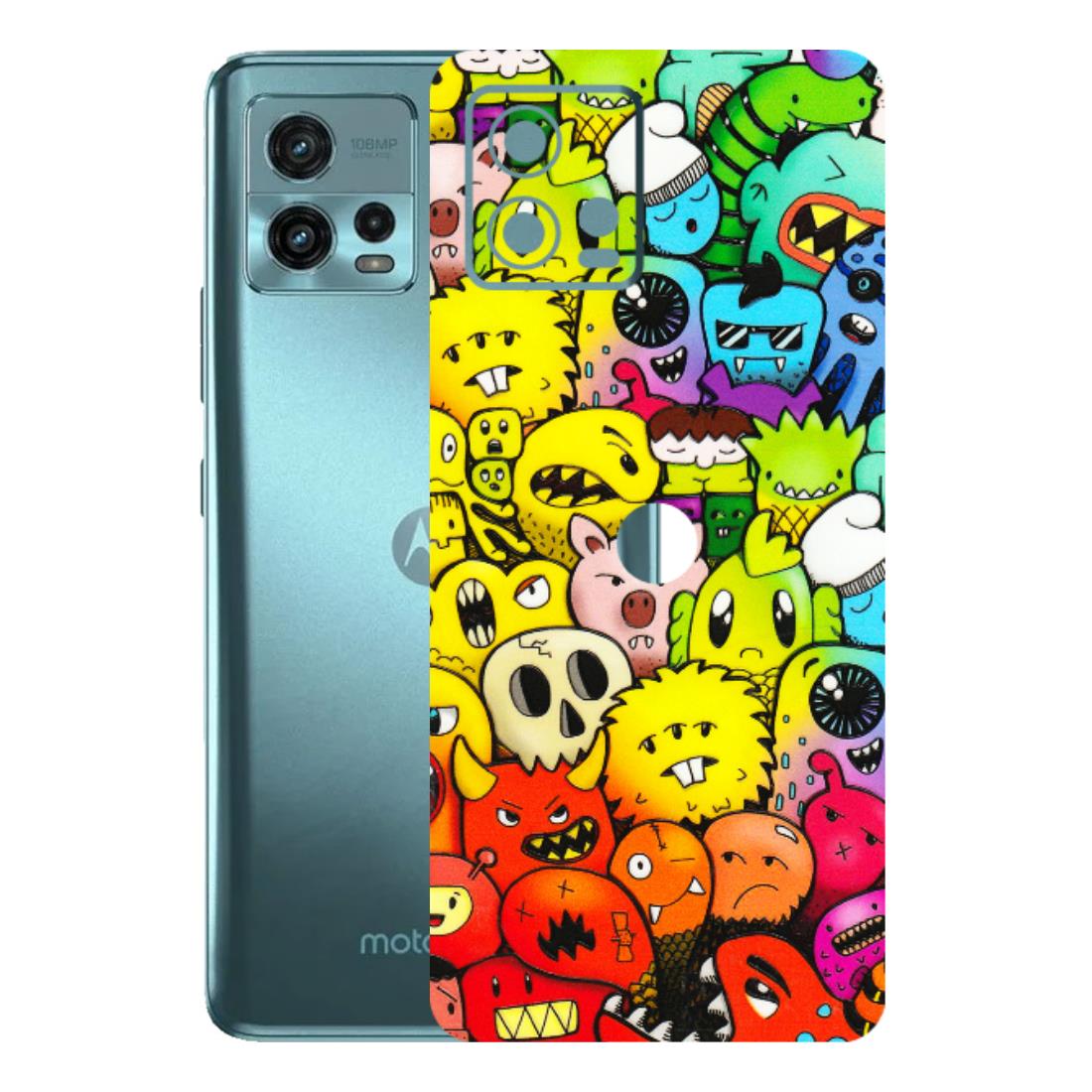 Motorola Phone Skins (All Models) - Angry Funkies - 3D Embossed Finish (L-169) Motorola Moto G72 (5G)