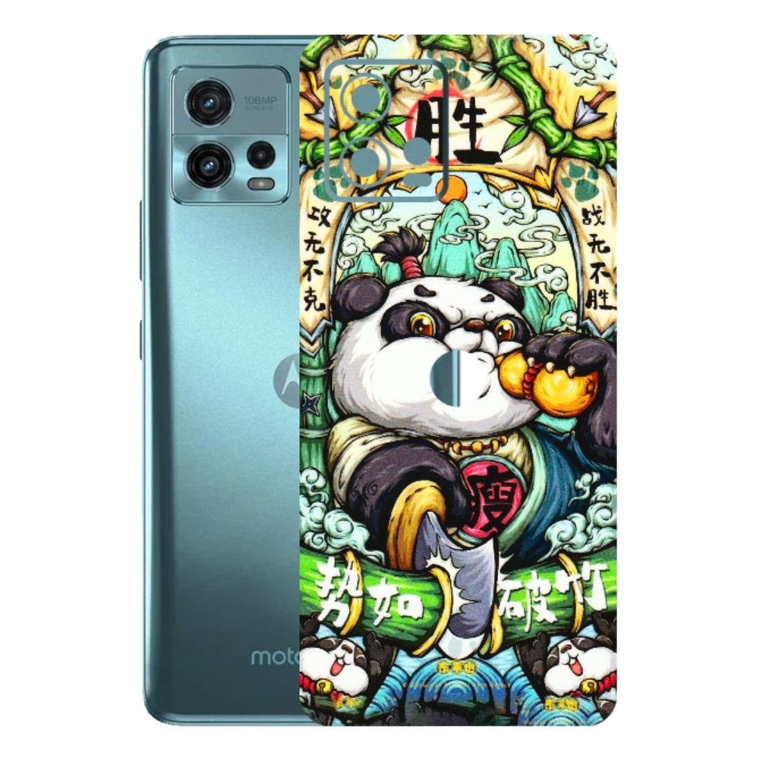 Motorola Phone Skins (All Models) - Royal Rich Panda - 3D Embossed Finish (L-170) Motorola Moto G72 (5G)