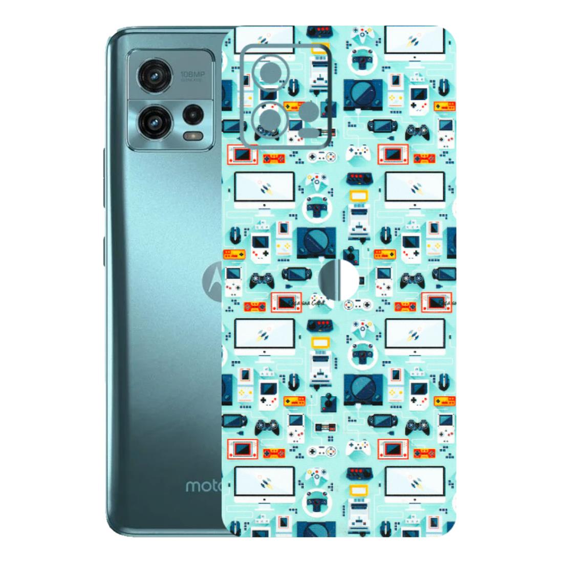 Motorola Phone Skins (All Models) - Gadgets Doodle - 3D Embossed Finish (L-184) Motorola Moto G72 (5G)