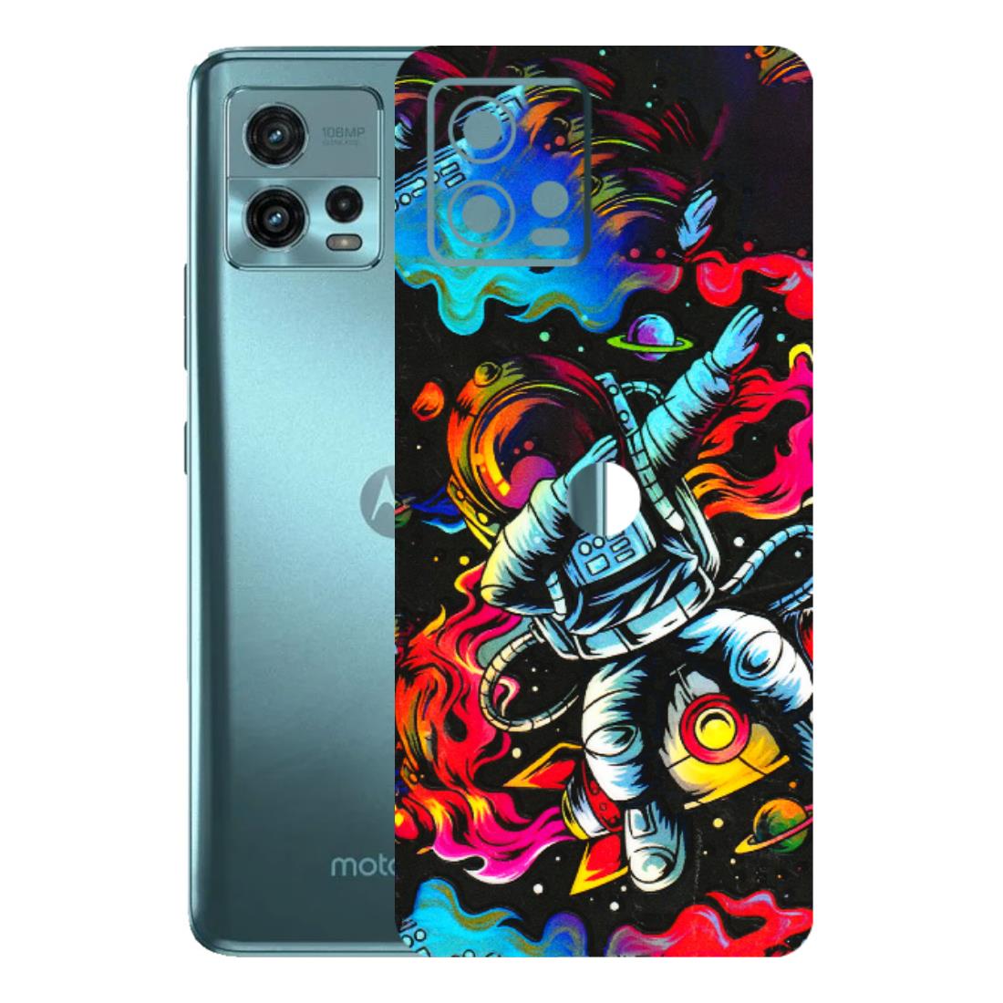 Motorola Phone Skins (All Models) - Astronaut Dope - 3D Embossed Finish (L-191) Motorola Moto G72 (5G)