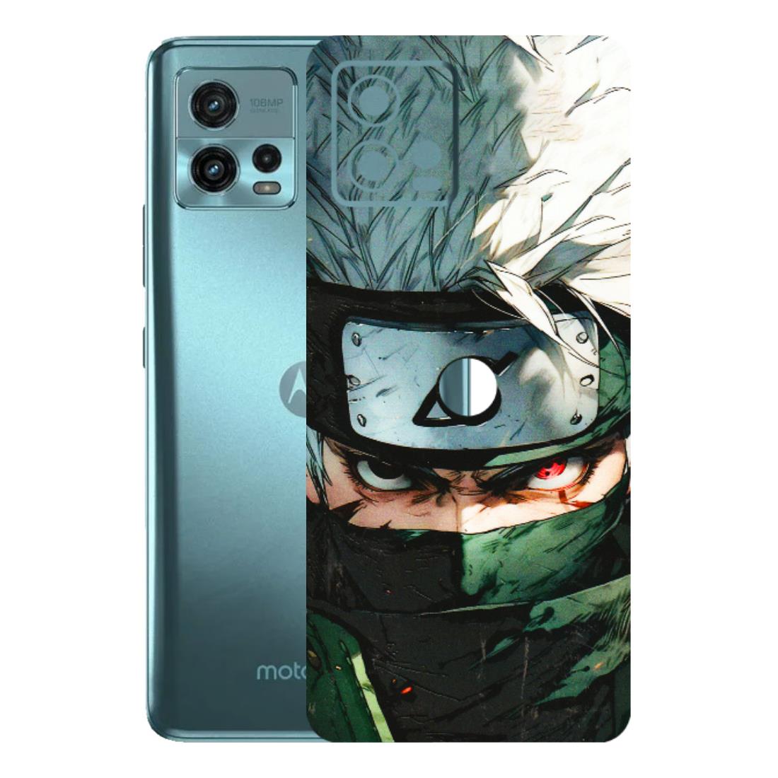 Motorola Phone Skins (All Models) - Kakashi Red Eye Focus - 3D Embossed Finish (L-227) Motorola Moto G72 (5G)
