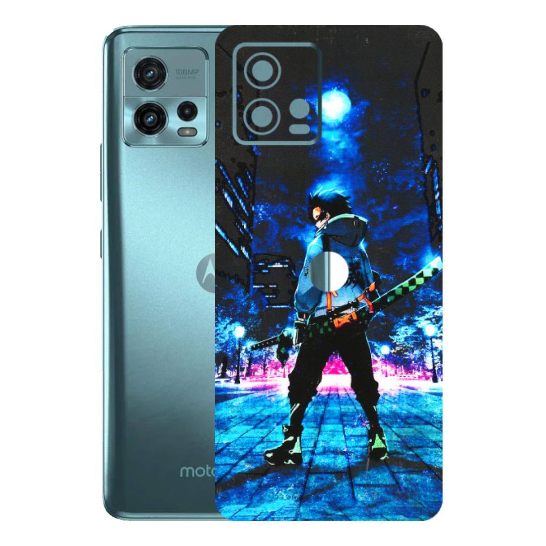 Motorola Phone Skins (All Models) - Demon Slayer Sword - 3D Embossed Finish (L-247) Motorola Moto G72 (5G)